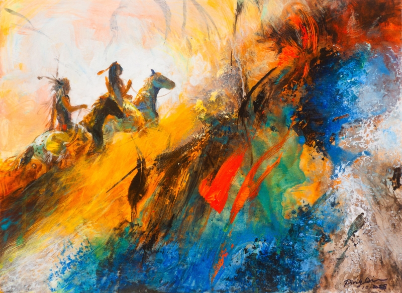 Indian XVI by artist Ping Irvin